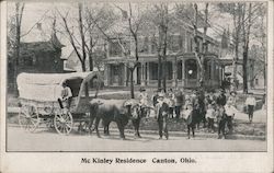 McKinley Residence, Ezra Meeker Postcard