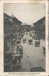 The Escolta -- Manila's principle street Postcard