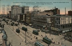 Canal Street, the Main Retail shopping Center Postcard