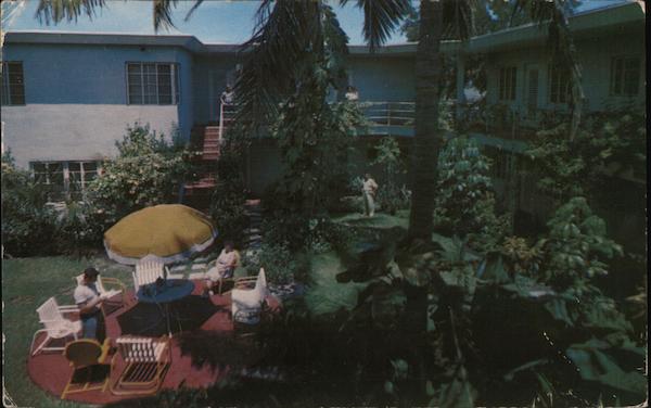 Patio Garden Apartments - 83rd Street and Abbott Ave. Miami Beach Florida