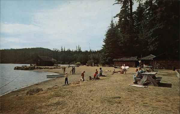 Picnic Grounds, Cascade Lake Olga Washington