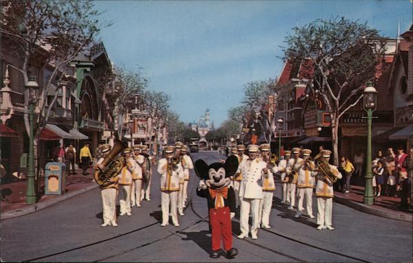 Mickey Mouse and Disneyland Band Anaheim California