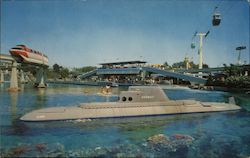 Submarine Ride in Disneyland Anaheim, CA Postcard Postcard Postcard