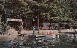 Buzzell's Grove, Kingston Lake, Cottages &Trailer Park Postcard