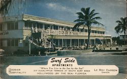 Surf Side Apartments Postcard