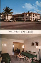 Clearview Apartments Postcard