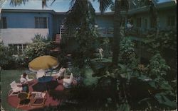 Patio Garden Apartments - 83rd Street and Abbott Ave. Postcard