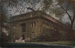 Emerson Hall, Harvard College Postcard