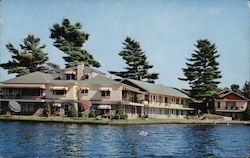 Gauthier's Motel Saranac Lake, NY Howie Page Postcard Postcard Postcard