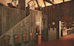 The Barn Entrance to Stephenson's Apple Farm Restaurant Postcard