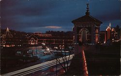 Country Club Plaza at Christmas Time Postcard