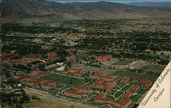 Aerial View, University of Colorado Boulder, CO Postcard Postcard Postcard