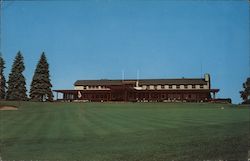 The Chalet - Club House at the Laval-sur-le-Lac Golf Club Quebec Canada Postcard Postcard 