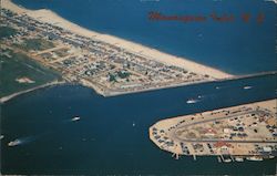 Aerial View, Manasquan Inlet Postcard