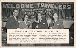 Tommy Bartlett's "Welcome Travelers" - an advertisement of an NBC on air coast to coast radio broadcast Postcard