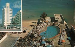 St. Moritz Hotel, Pool and Cabana Club Postcard