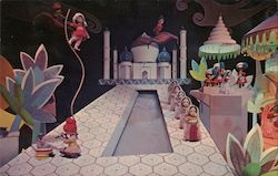 India, It's a Small World, Disneyland Postcard