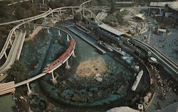 Tomorrowland in Disneyland Postcard