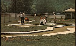 Miniature Golf, General Butler State Park Postcard