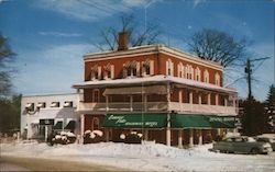 Genesee Falls Highway Hotel Postcard