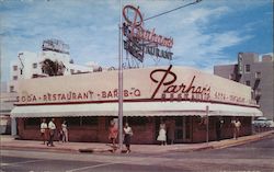 Parham's Restaurant 73rd & Collins Miami Beach FL Postcard Postcard