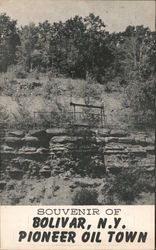 Oil Well "pumping jack" at Bolivar, New York Postcard Postcard Postcard