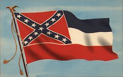 State Flag of Mississippi Postcard