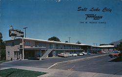 Salt Lake City TraveLodge Postcard