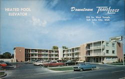 Downtown TraveLodge Postcard