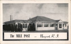 The Mile Post Restaurant Newport, RI Postcard Postcard Postcard