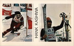 Hank Kashiwa Skier Postcard