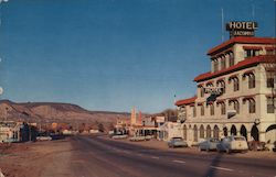 Street Scene, Hotel Jacumba Postcard