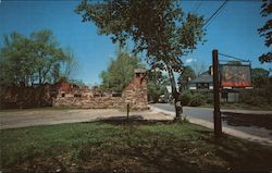 The Sentry House at Old New-Gate Prison, and Viets Tavern, home of the first prison warden Postcard