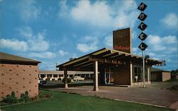 Metrick's Motel Postcard