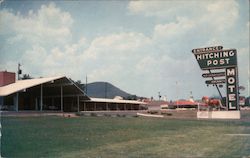 Hitching Post Motel Hollins, VA Postcard Postcard Postcard