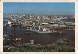 The Curban Harbour Entrance Postcard