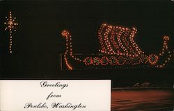 Christmas Greetings from Poulsbo Washington Richard Morgan, Photographer Postcard Postcard Postcard
