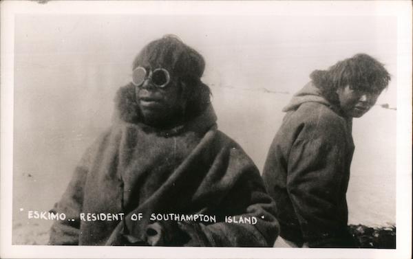 Eskimo Resident of Southampton Island, Nunavut Foxe Basin Canada