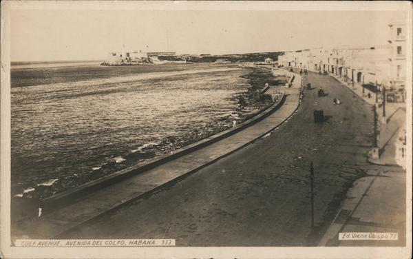 Golf Avenue, Avenida del Golfo Havana Cuba Ed. Viena Obispo