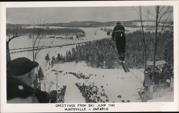 Greetings from Ski Jump Inn Huntsville ON Canada Ontario