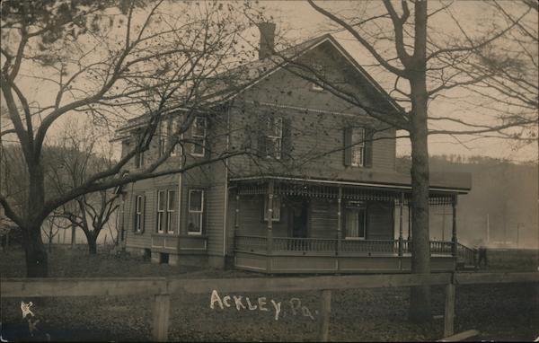 House Along Conewango Creek Akeley Pennsylvania
