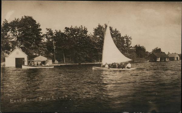 East Shore Fish Lake Marcellus Michigan