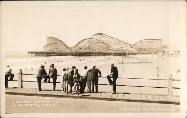 Cyclone Racer Roller Coaster Long Beach California