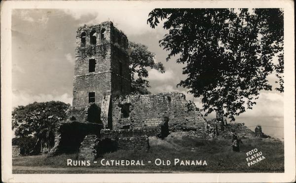 Ruins - Catherdal-Old Panama Foto Flatau