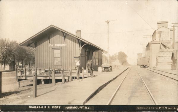 Wabash R.R. Dept Fairmount Illinois
