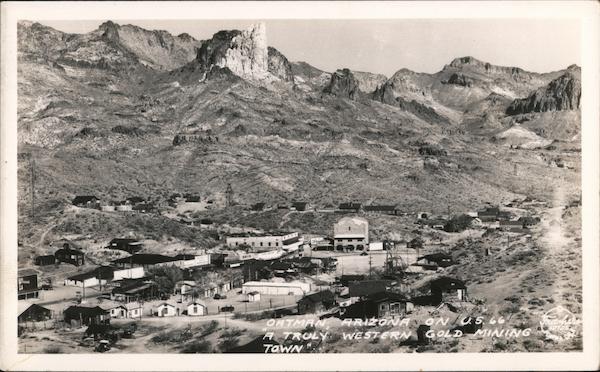 A Western Gold Mining Town on U.S. 66 Oatman Arizona