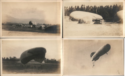 Lot of 4: US Army Balloon School Photos, 1919 Original Photograph
