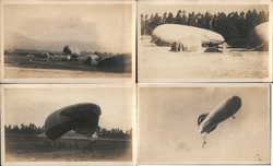 Lot of 4: US Army Balloon School Photos, 1919 Airships Original Photograph Original Photograph Original Photograph