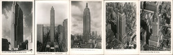 Lot of 5 NYC Skyscrapers, 1940's Postcard