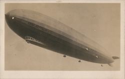 Graf Zeppelin Airship Postcard